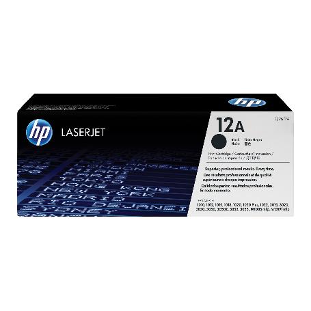 TONER HP Q2612A NEGRO (2.000PG) LASERJET 1010/1015/1018/1020/1022/3015/3020/3030/3050/3055//M1005MFP/M1319MFP