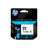 CARTUCHO HP Nº22 C9352A COLOR (165PG) DESKJET 3920/3940/D1360/D1460/D1560/D2360/D2460/F2120/F2140/F2180/F2224/F2280