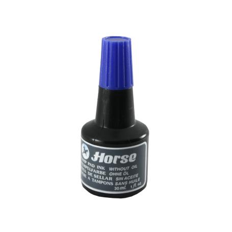 TINTA TAMPON 30 CC  AZUL HORSE