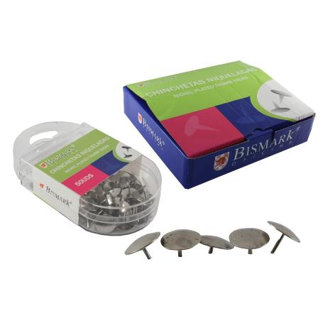 CHINCHETAS NIQUELADAS CAJA DE 50