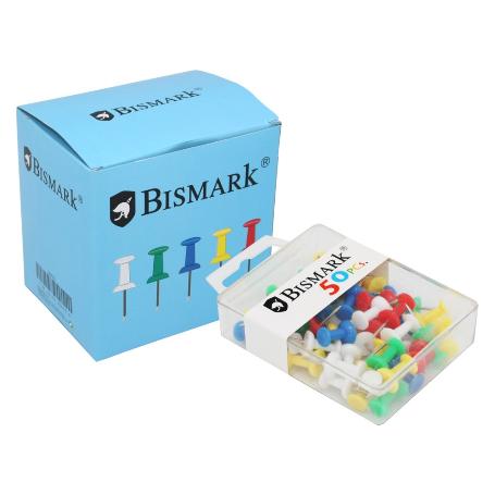 AGUJAS DE MAPA BISMARK CAJA DE 50 UNIDADES
