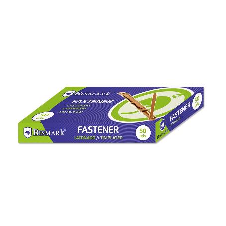 FASTENER LATONADO BISMARK CAJA DE 50