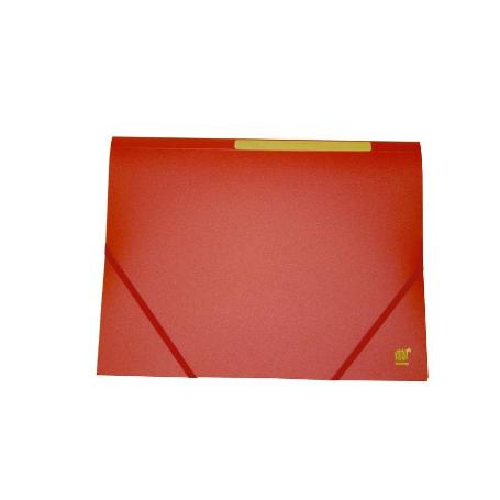 CARPETA DE GOMAS CON SOLAPAS A4 ROJO