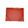 CARPETA DE GOMAS CON SOLAPAS A4 ROJO
