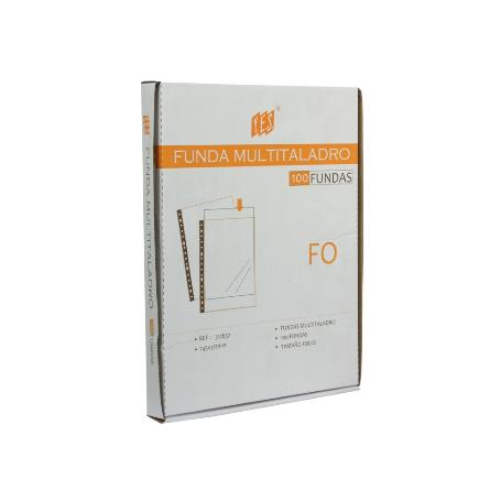 FUNDA MULTITALADRO CRISTAL Fº SPAU 0,7M  CAJA DE 100