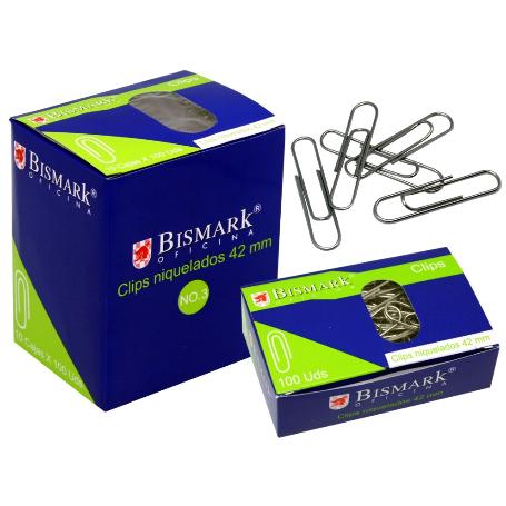 CLIPS NIQUELADOS Nº 3 42 MM