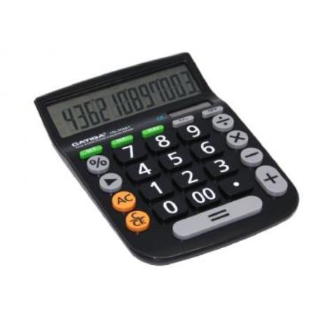 CALCULADORA BISMARK 12DIGITOS GRANDE CD-2648T NEGRO