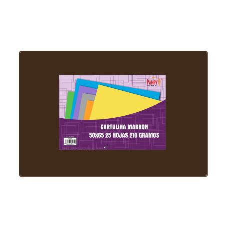 CARTULINA 50X65 MARRON