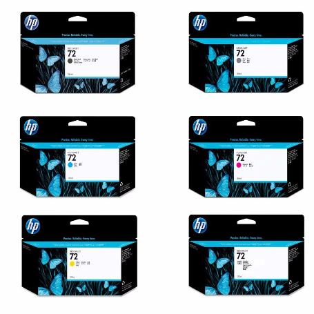 CARTUCHO HP Nº72 C9372A MAGENTA (130ML) DESIGNJET T1100/T1120/T1200/T1300/T2300/T610/T620/T770/T790