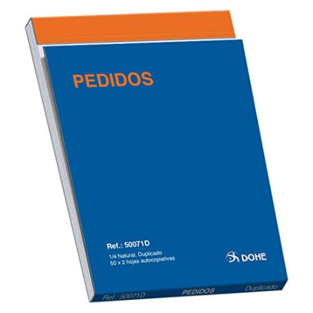 TALONARIO PEDIDOS  4º  50071D AUTOCOPIANTE