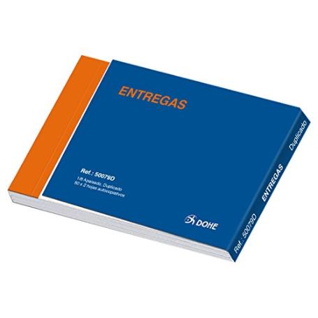 TALONARIO NOTA DE ENTREGA 8º 50079D APAISADO DUPLICADO AUTOCOPIATIVO