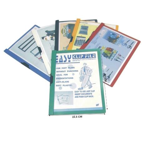 DOSSIER CON CLIP A4 ROJO