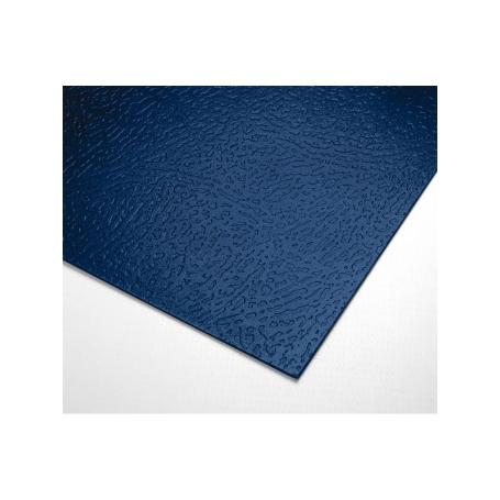 TAPA CARTON GOFRADO A4 AZUL PAQUETE DE 50