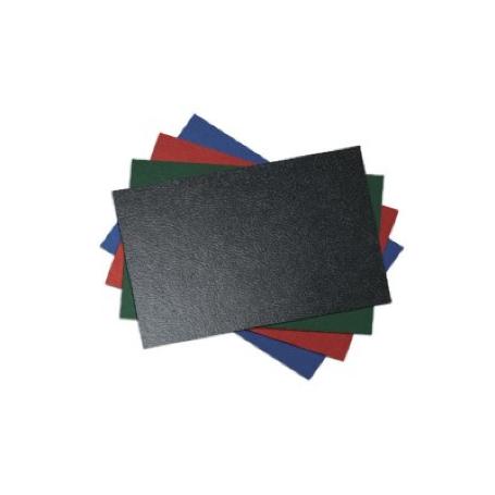 TAPA CARTÓN GOFRADO A4 COLOR NEGRO PAQUETE DE 50