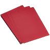 TAPA POLIPROPILENO A4 ROJO 450 MICRAS PAQUETE DE 100 -BP-