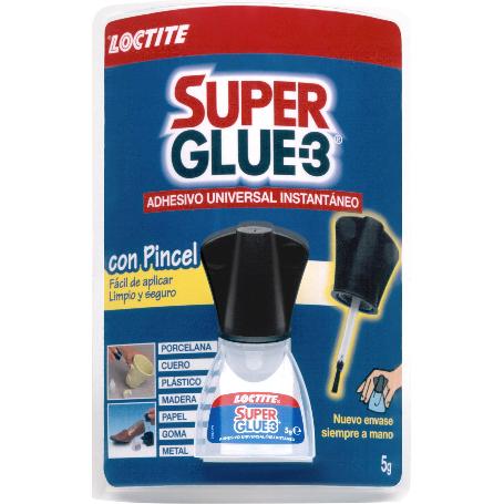 Pegamento Super Glue 3 Loctite Pincel (5 gr) 