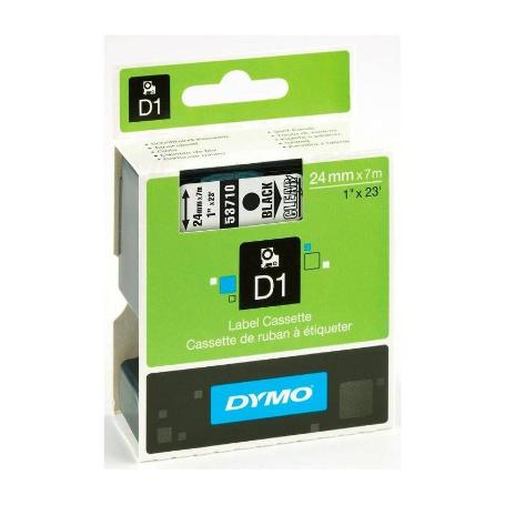 CINTA DYMO D1 S0720930/53713 24 MM NEGRO/BLANCO