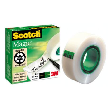 CINTA ADHESIVA SCOTCH MAGIC 810 19MMX33M