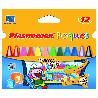 CERAS BIC KIDS PLASTIDECOR TRIANGULAR  PEQUES CAJA DE 12 -NETO ESCOLAR-