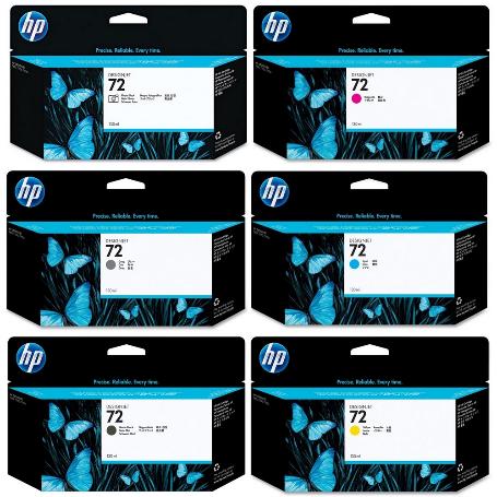 CABEZAL HP Nº72 C9384A NEGRO MATE/AMARILLO  (1.200PG) DESIGNJET T1100/T1120/T1200/T1300/T2300/T610/T620/T770/T790