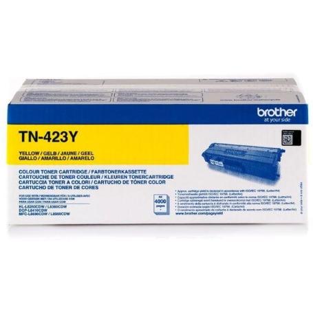 TONER BROTHER TN-423Y AMARILLO 4000 PAGINAS