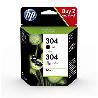 PACK CARTUCHO HP 304 BLACK+TRICOLOR