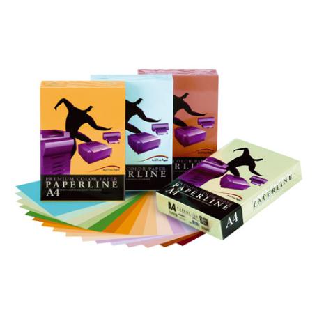 PAPEL A4 PAPERLINE AZUL BLUE 80GR 500H