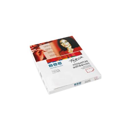 ETIQUETAS ADHESIVAS SPRINTJET 70X35MM A4 CAJA DE 100H 24XH