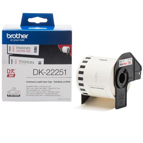 CINTA PAPEL CONTINUO BROTHER DK22251 62X15.24