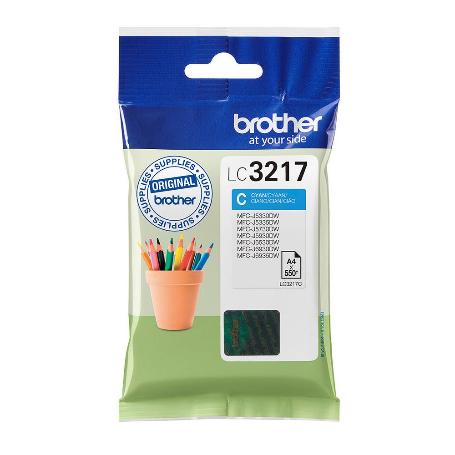 CARTUCHO BROTHER LC3217C CYAN (550PG)