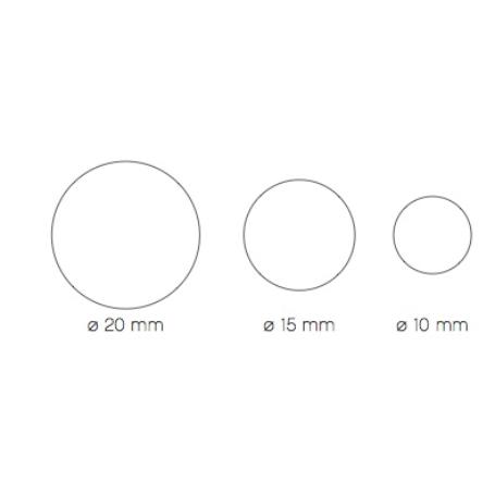 GOMETS REDONDOS 20MM ROJO