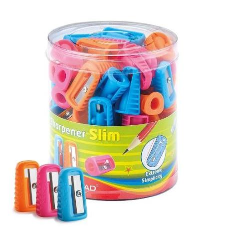 SACAPUNTAS SLIM PLASTICO -NETO ESCOLAR-