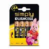 PILAS ALCALINAS DURACELL AA BLISTER DE 4