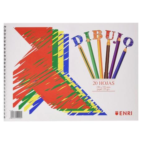 BLOC DE DIBUJO ENRI Fº 20H 125 SIN RECUADRO