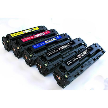 thumbnail image 2 of 4-Pack CF350A/CF353A Toner Cartridges For HP Color LaserJet Pro M176n M177fw – Black, Cyan, Magenta, Yellow 2 of 6