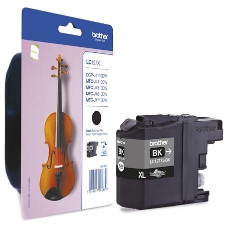 CARTUCHO BROTHER LC-127BK NEGRO (1.200PG)DCP-J4410DW/J4510DW