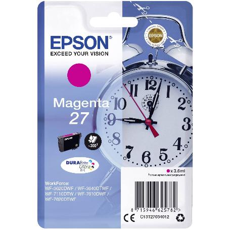 CARTUCHO EPSON T2703 MAGENTA Nº 27