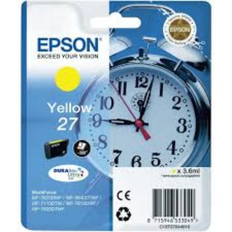 CARTUCHO EPSON T2704 AMARILLO Nº 27