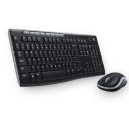 TECLADO + MOUSE LOGITECH MK270 OPTICO USB NEGRO INALAMBRICO