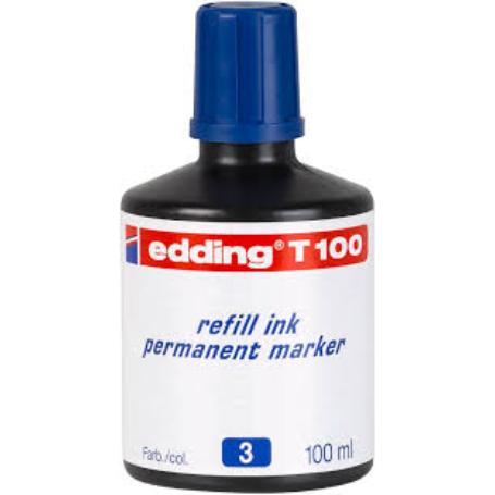 TINTA NEGRA PARA MARCADORES EDDING T100