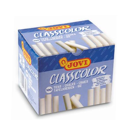 TIZA JOVI BLANCA CAJA DE 100