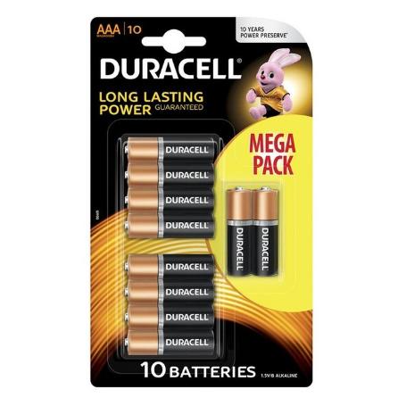 PILA DURACELL AAA LR03 BLISTER 10U.