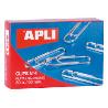 CLIPS PLATEADOS APLI Nº 4 50MM 80U