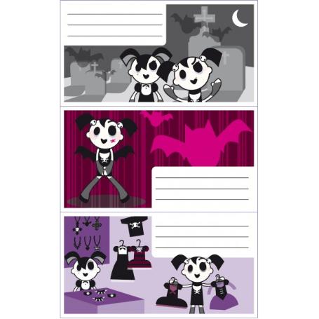 ETIQUETA ESCOLAR GOTHIKA CEMENTERIO 9U