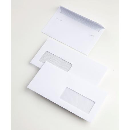 SOBRE AMERICANO 115X225 VENTANA DERECHA BLANCO CAJA DE 500 REF.907569