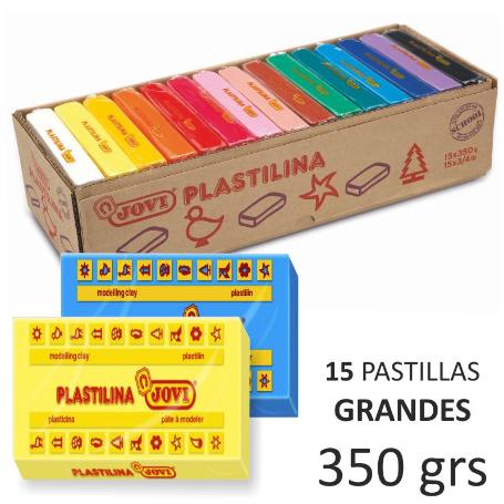 PLASTILINA 350GR COLORES BASICOS