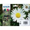 PACK CARTUCHO EPSON T1816 NEGRO/TRICOLOR
