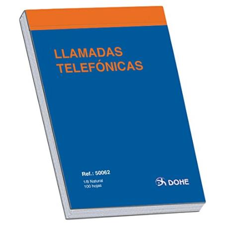 TALONARIO LLAMADA TELEFONICA 8º NATURAL 50062