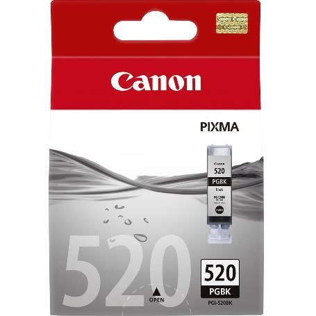 CARTUCHO CANON PGI-520BK NEGRO (19ML) IP3600/4600/4700/MP54/550/560/ 620/630/640/MX860/870